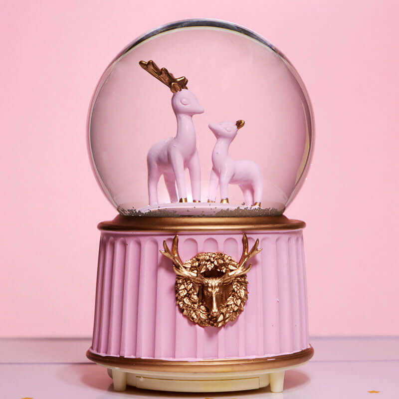 Nordic Style Deer Couple Music Box