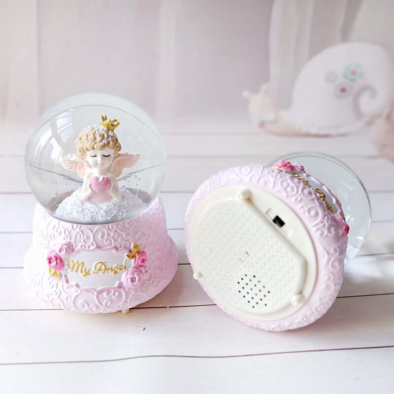 My Angel Snow Globe Music Box