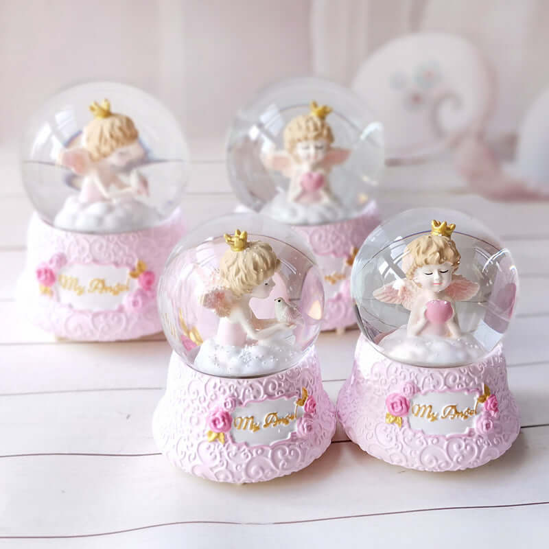 My Angel Snow Globe Music Box