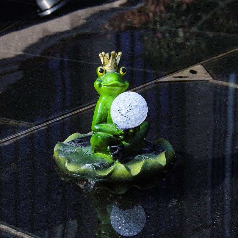 Royal Frog Prince Ornament – Garden & Home Decoration