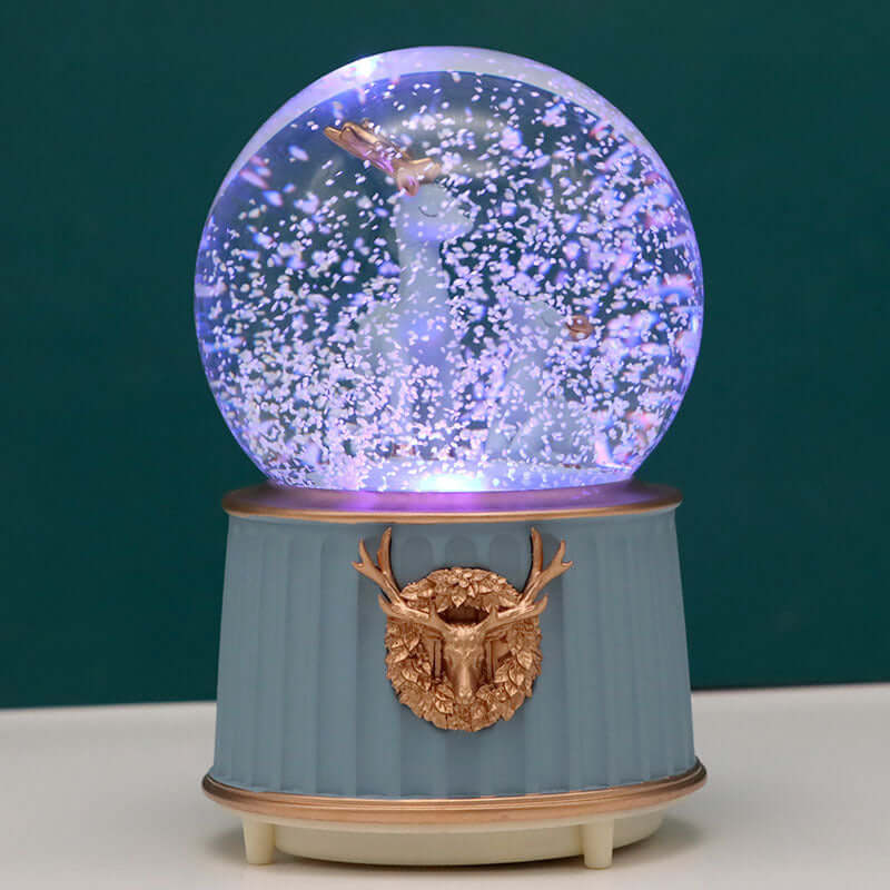 Nordic Style Deer Couple Music Box