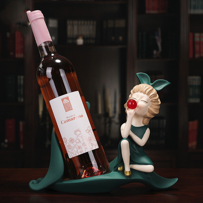 Creative Wine Bottle Holder – Elegant Home Bar & Table Décor