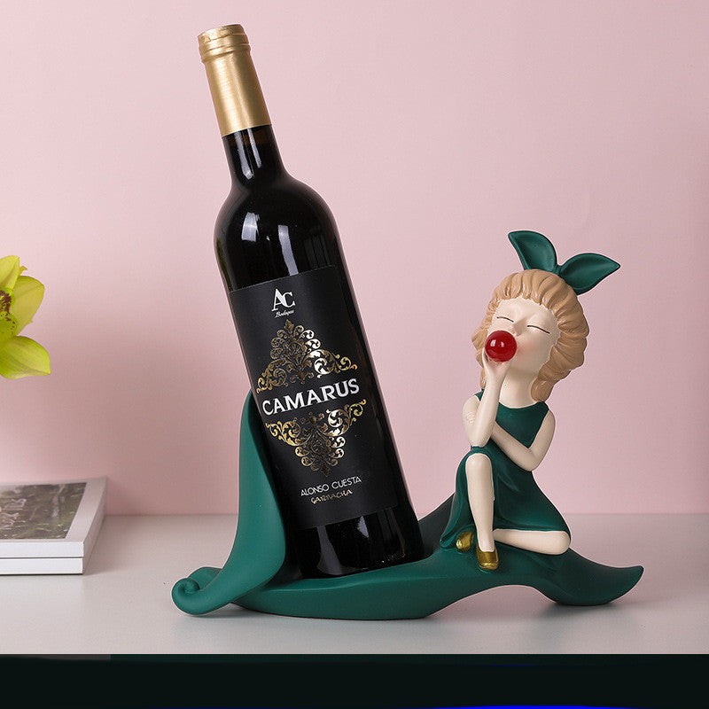 Creative Wine Bottle Holder – Elegant Home Bar & Table Décor