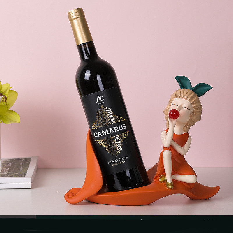 Creative Wine Bottle Holder – Elegant Home Bar & Table Décor