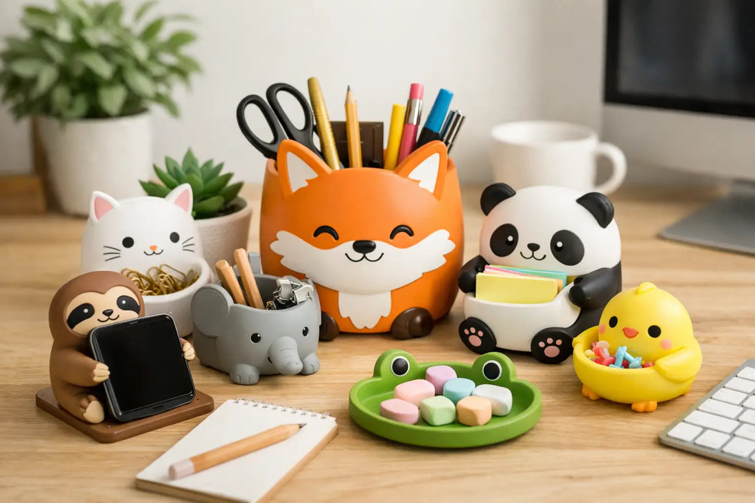 Cute Animal Desk Organizer Ideas for Happy Desks