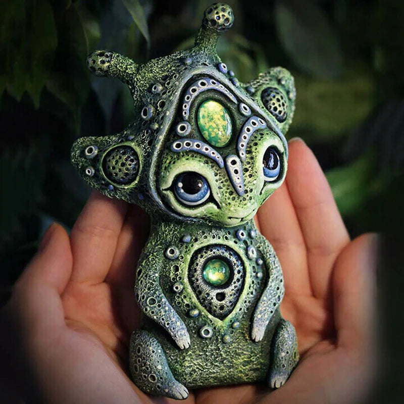 Mystical Creature Figurine — Fantasy Art Collectible Decor