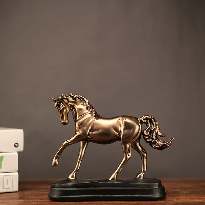 Elegant Bronze Horse Statue — Timeless Strength & Refined Home Decor