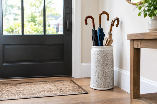 How to Decorate Entryways With Umbrella Holders