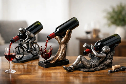 Wine Bottle Holder Sculpture Ideas That Pour Style