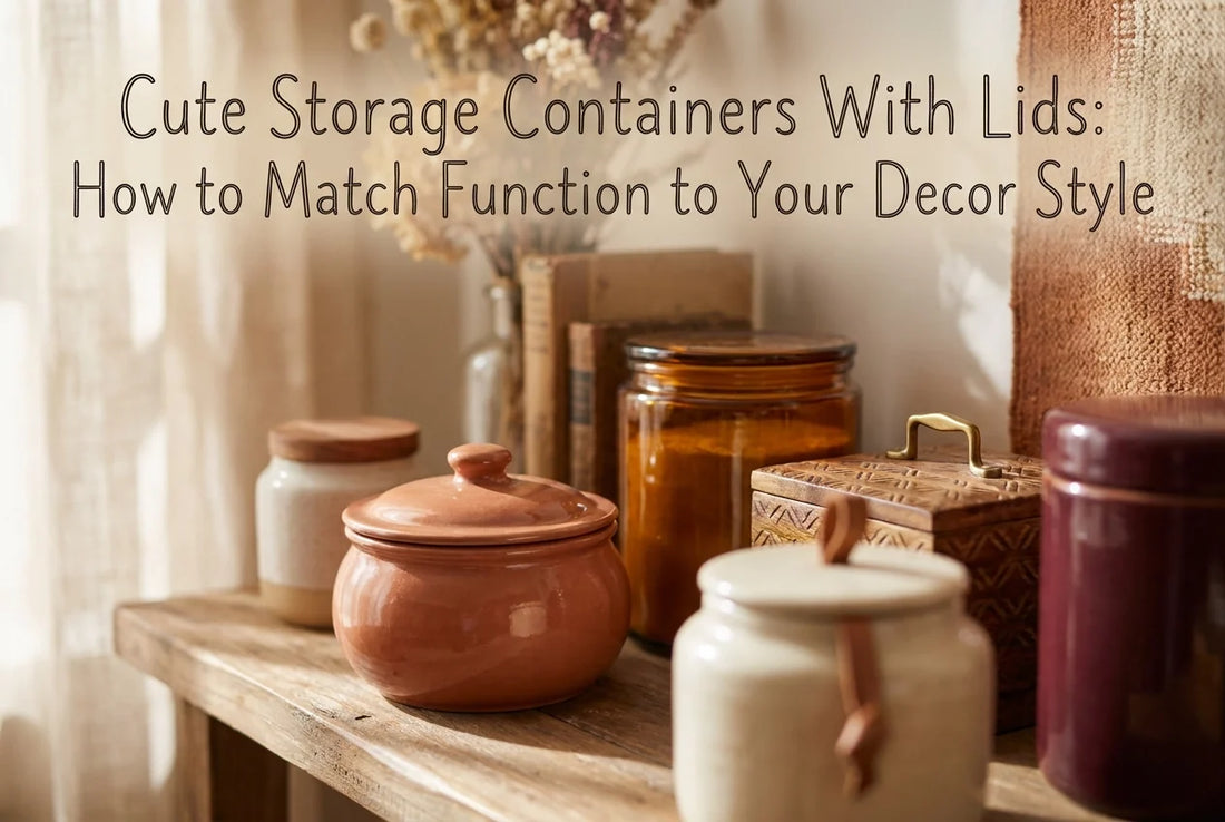 Professional header image for step-by-step guide: Cute Storage Containers With Lids: How to Match Function ...