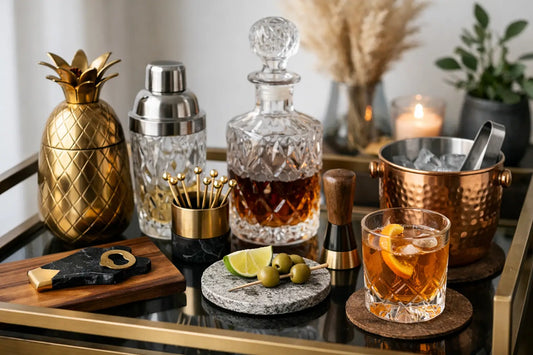 12 Top Bar Cart Accessories With Personality