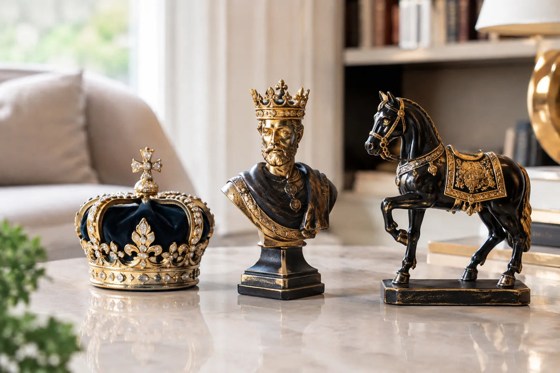 Build a refined display with a royalty collection