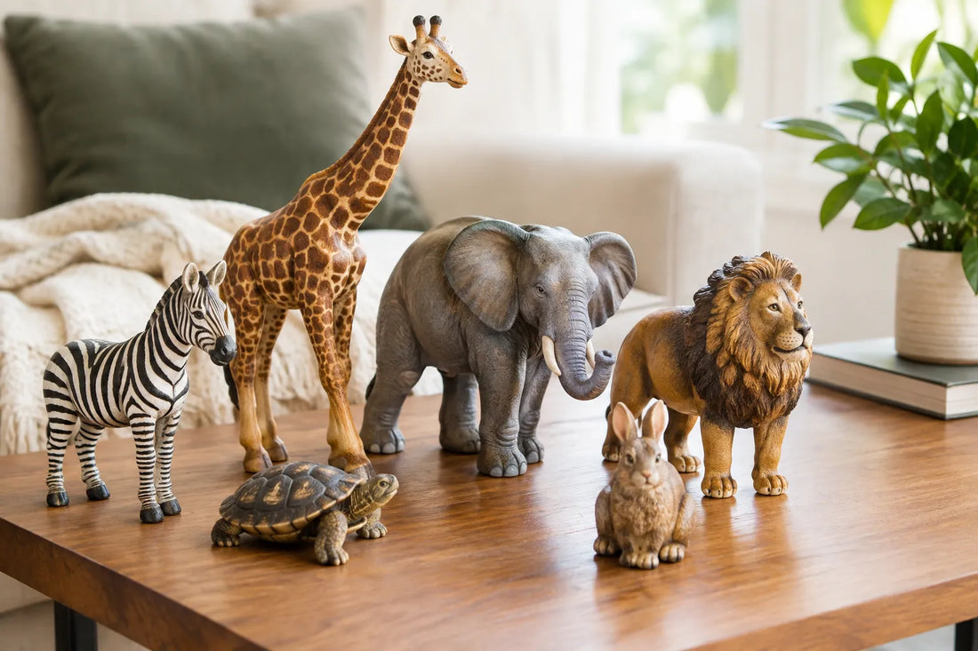 Choose animal figurines that suit your room and style