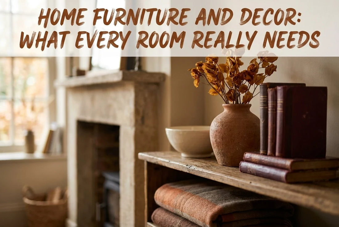 Professional header image for list-based article: Home Furniture and Decor: What Every Room Really Needs