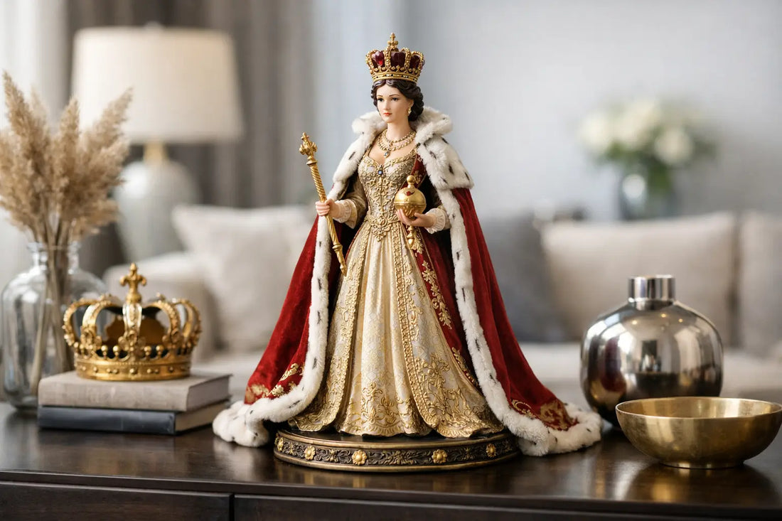 Royal Queen Figurine Decor That Rules a Room