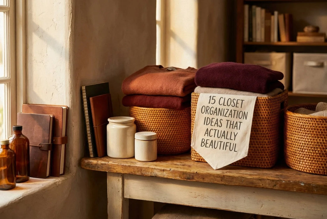 Professional header image for list-based article: 15 Closet Organization Ideas That Are Actually Beautiful
