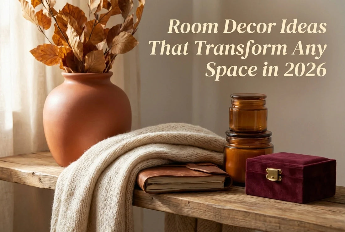Professional header image for list-based article: Room Decor Ideas That Transform Any Space in 2026