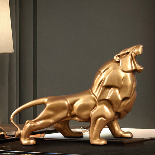 Vintage Ornaments of a roaring lion
