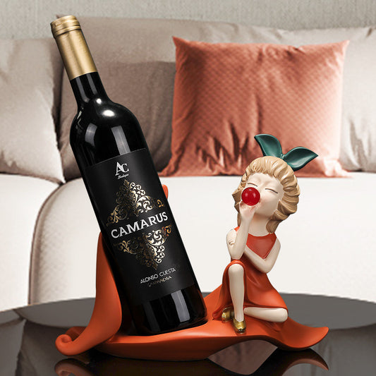 Creative Wine Bottle Holder – Elegant Home Bar & Table Décor