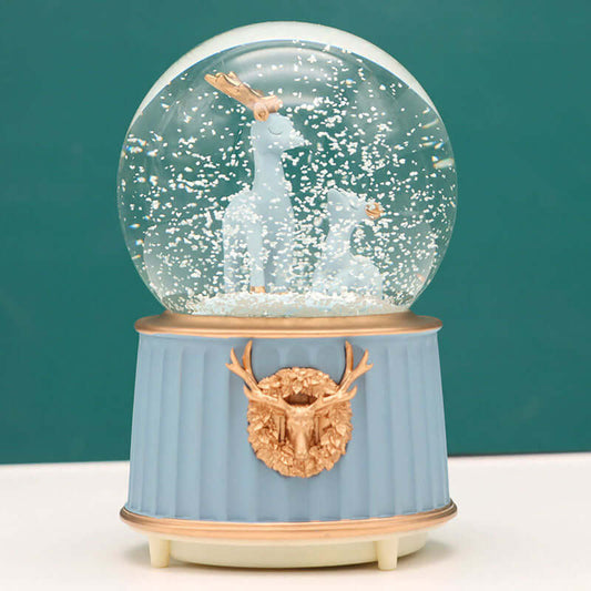 Nordic Style Deer Couple Music Box